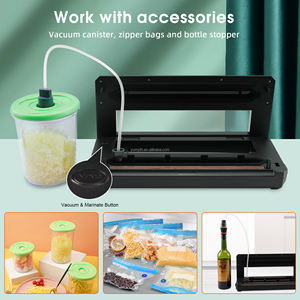 Tragbare Mini-Elektro-Vakuum ier maschine Automatische Haushalts verpackung für frische Lebensmittel Sous Vide Sealers Manuelle Stromquelle - Product Image 3