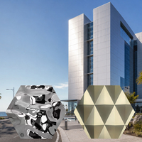 Fournisseur de panneaux en nid d'abeille en acier inoxydable |   Panneau composite fabriqué en usine |   Système de décoration de façade