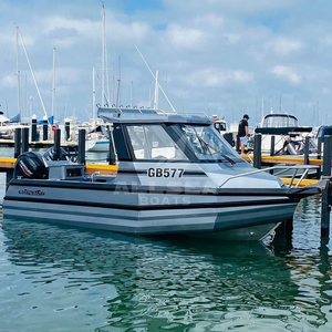 boat cheap welded aluminum v hull 6m 20ft aluminium cuddy boats yacht fishing vessel with CE