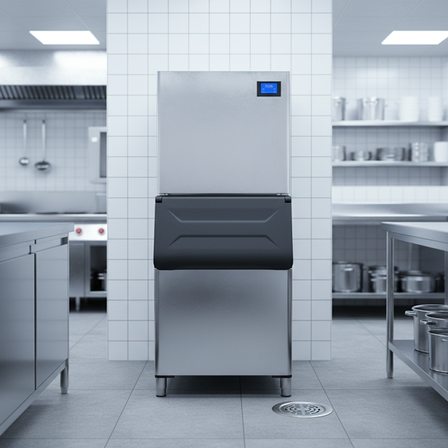 Commercial Stainless Steel Automatic 180kg Cube Ice Machine 220V Compressor Pump for Beverage Wine Tea