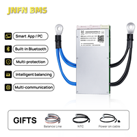 ANT Smart BMS PCBA LiFePO4/NMC 8-22S 40A-220A 24V/36V/48V/60V Protection de batterie pour vélos électriques, scooters, e-mopeds IoT BT 1 oz