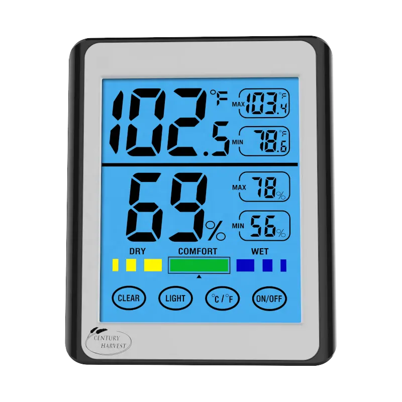 CH-914 גדול LCD תצוגת טמפרטורה דיגיטלית לחות מד תרמו מדדי לחות מקסימום דקות Recorde דיגיטלי מדדי לחות