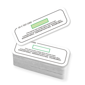<span class=keywords><strong>Carte</strong></span> de test de stérilisation aux ultraviolets Uvc-uva Boîte de désinfection Armoire de désinfection Papier de test UVC <span class=keywords><strong>Carte</strong></span> de test de tube de lampe UV - Product Image 4