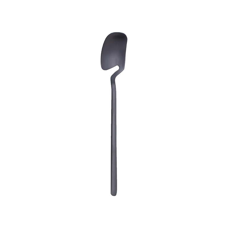 Black spoon