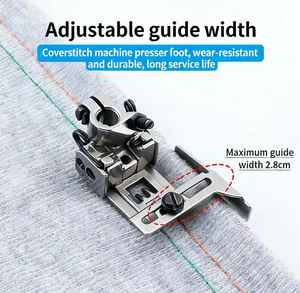 Pie <span class=keywords><strong>prensatelas</strong></span> ajustable de doble capa 356 para máquina de pespunte interlock - Product Image 1