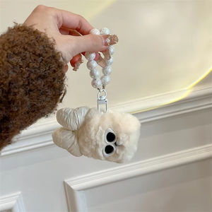 Lunettes de soleil en peluche papillon <span class=keywords><strong>coque</strong></span> pour <span class=keywords><strong>AirPods</strong></span> 1 2 Pro étui pour écouteurs pour <span class=keywords><strong>Airpods</strong></span> 4 3 Pro2 doux mignon moelleux Bluetooth boîte de charge - Product Image 6