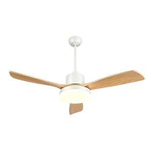 Three Blade Wood Grain 52-Inch DC Motor Ultra-Quiet <b>Ceiling</b> <b>Fan</b> <b>for</b> Modern <b>Bedrooms</b> Apartments Minimalist Residential Interiors - Product Image 4