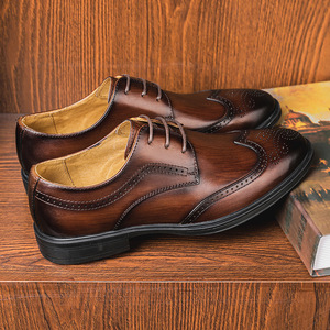 Zapatos de Verano 2026 de Cuero Genuino Transpirables, Zapatos de Gamuza y Nubuck, Suela Suave, Zapatillas Casuales - Product Image 1