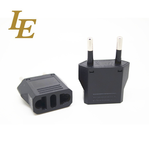 Adaptador de Enchufe de Corriente Alterna de EE. UU. a Dinamarca, Color Negro, Venta al Por Mayor - Product Image 4