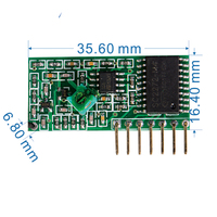 Modul Penerima Super Regeneratif YET209-V2 5V 433MHZ Modul Penerima Nirkabel Sensitivitas Tinggi