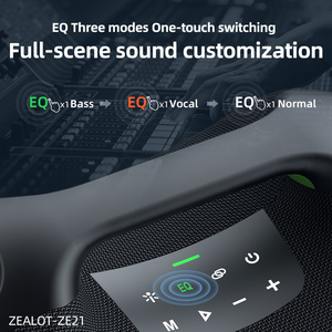 ZE21 250W Portable Speaker IPX7 Waterproof Outdoor Speaker Party Subwoofer Exlarge All-<b>Round</b> RGB/TWS/TF/AUX/EQ - Product Image 4