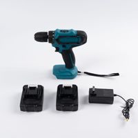 Perceuse magnétique sans fil professionnelle 21V combinaison de perceuse à percussion électrique à piles boîte à outils personnalisable ensembles d'outils OEM
