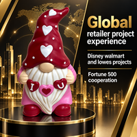 Mascotte Électrique Saint-Valentin Gardenfolk Design 'I Heart U' Décoration de Vitrine Boutique Usine de Production OEM Vente en Gros Catalogue