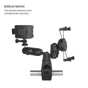 VINmounts petite pince B, support double boule 1", compatible avec bras double fente 1", diamètre de serrage 18–35 mm - Product Image 4