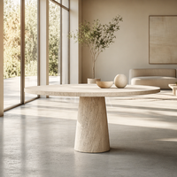 Table à manger classique moderne Sigma Manufacturer, matériaux de qualité supérieure, taille personnalisée, idéale pour les repas en famille et les rassemblements quotidiens