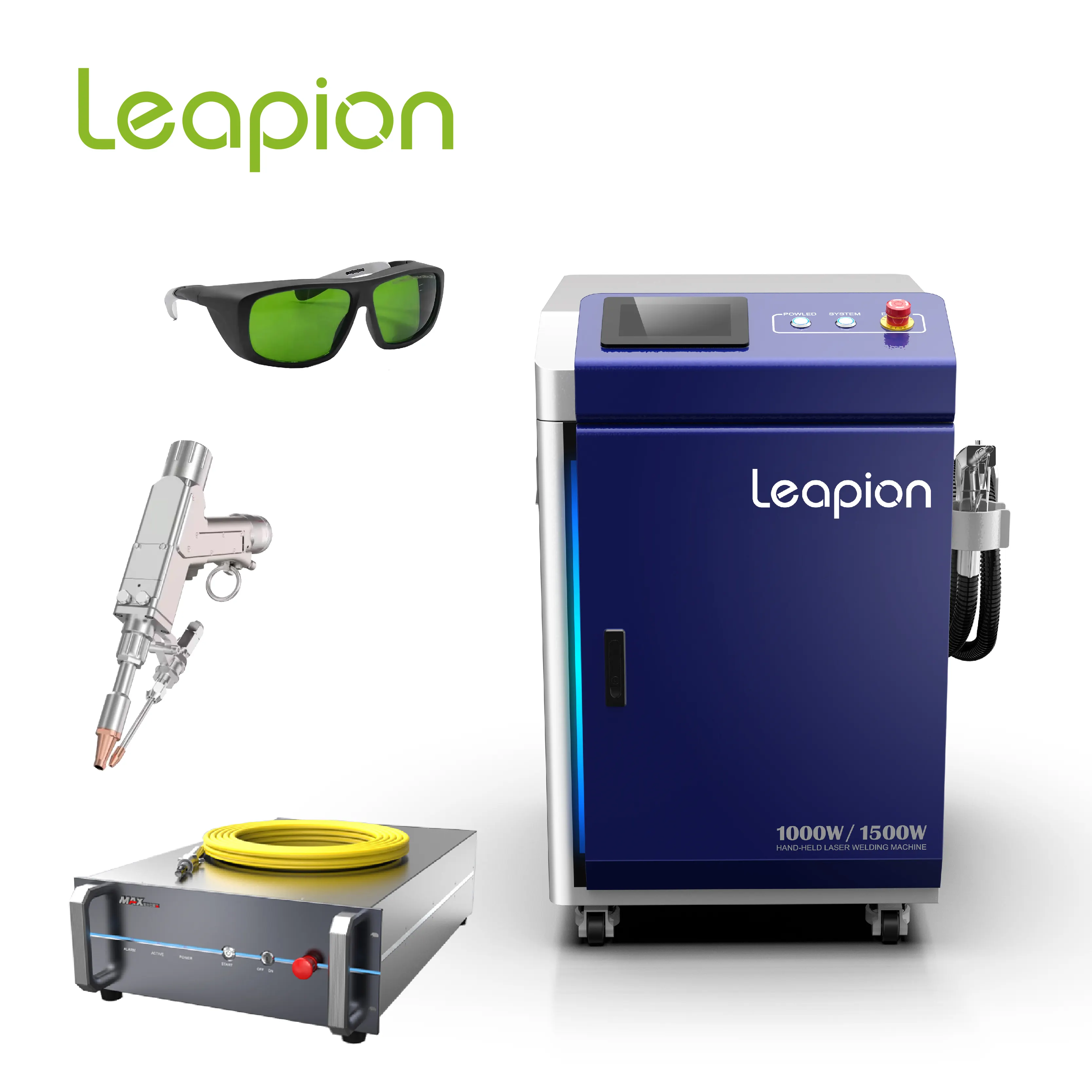 Hochwertiges Leapion-Laser-Schweißgerät 4-in-1 Eisen-Laser-Schweißgerät 1.000w Laser-Schweißgerät Bestseller mit hoher Qualität