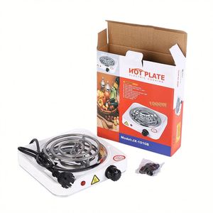 Plaque chauffante électrique portable 1000W haute puissance pour usage professionnel en cuisine, mini-cuisinière pour café chaud - Product Image 4