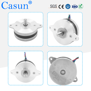 มอเตอร์สเต็ปเปอร์แบบ 2 เฟส <span class=keywords><strong>NEMA</strong></span> 14 Hybrid <span class=keywords><strong>Pancake</strong></span> ได้รับการรับรองมาตรฐาน ROHS กำลังไฟ DC 70mN.m แรงบิด 50x15.3 มม. ขนาดสำหรับควบคุมเชิงเส้นของหุ่นยนต์ CNC - Product Image 3