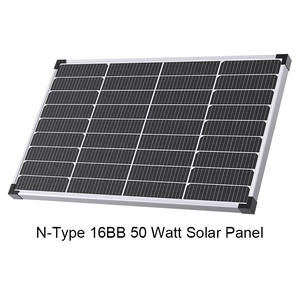 แผงโซลาร์เซลล์ขนาดเล็ก ราคาดีที่สุด 12v 24v 36v โมโนเซลล์ 10w 20w 30w 50w 60w 80w 100w แผงโซลาร์แบบแข็ง สำหรับระบบออฟกริดขนาดเล็ก - Product Image 1