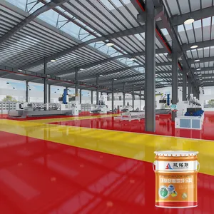 Vernice per pavimenti in acrilico a base d'acqua trasparente di colore personalizzato vernice per pavimenti in acrilico resistente all'usura