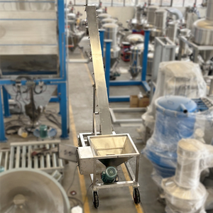 Convoyeur spiral en acier inoxydable de qualité alimentaire en forme de U, vitesse réglable, dimensions personnalisables, 1-1000 t/h, usine de fabrication - Product Image 6