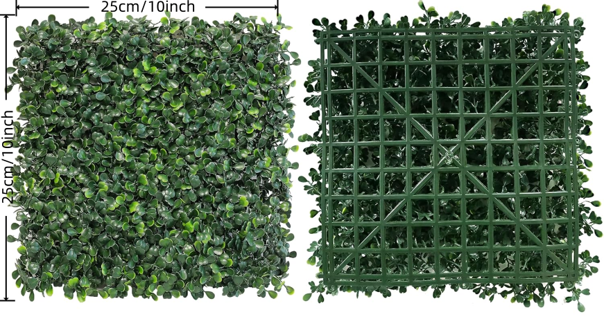 25*25cm verde resistente a los rayos UV