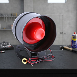 Sirène de qualité EASYGUARD SC6T à six tons pour alarmes de voiture et de moto DC12V 15W 120dB - Product Image 2