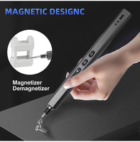 Jeu de tournevis magnétique LED professionnel avec lumière sans ombre à 360 degrés et charge rapide pour la réparation de l'électronique de précision
