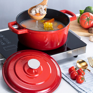 <span class=keywords><strong>Cocotte</strong></span> <span class=keywords><strong>en</strong></span> <span class=keywords><strong>fonte</strong></span> minimaliste personnalisée avec revêtement émaillé, écologique, style français - Product Image 6