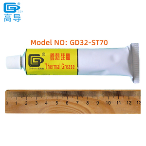 จาระบีนำความร้อน GD32 สำหรับระบายความร้อน 1.0W น้ำหนักสุทธิ <span class=keywords><strong>70</strong></span> กรัม บรรจุภัณฑ์แบบหลอด สีขาว สำหรับ LED และ CPU - Product Image 5