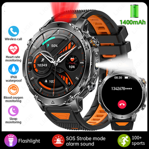 <span class=keywords><strong>Smartwatch</strong></span> Rotondo <span class=keywords><strong>in</strong></span> Metallo da 1,7 Pollici, Batteria da 1400mAh, Fitness Tracker, Cardiofrequenzimetro, SpO2, Impermeabile, per Esterni, <span class=keywords><strong>con</strong></span> Funzione di Risposta alle Chiamate - Product Image 5