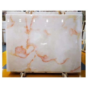 Rebanadas de piedra de ágata blanca Piedra de ónix de azulejo de pared de piedra natural moderna moderna - Product Image 6