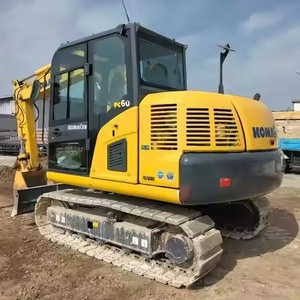 Hot Sale High Quality <b>Used</b> Komatsu PC60 Mini Excavator 6 Tons <b>Machine</b> with Motor and Engine Core Components for Sale - Product Image 1
