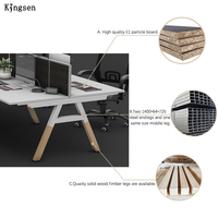 2025 Design moderne bureau modulaire poste de travail bureau à la mode 2 4 6 personnes Table de bureau à la mode Design moderne mobilier de bureau