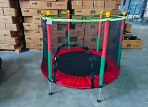 Trampolín Interior con Red de Seguridad, Material de PVC, <span class=keywords><strong>Cama</strong></span> Elástica Suave, Tamaño Grande para Niños, Doble Protección, Uso Comercial y Doméstico - Product Image 6