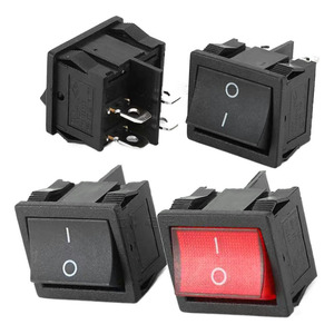 สวิตช์ KCD1 สี่เหลี่ยม 6A 250V KCD5 T85 1e4 6 ขา แบบ ON-OFF/On-Off-On สวิตช์โยก 6 ขา แบบมีไฟ ขนาด 21*24 มม. - Product Image 3