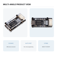 Module convertisseur série USB-C vers TTL CH340C 33V 5V UART avec adaptateur de débogage et de réinitialisation pour Arduino ESP32