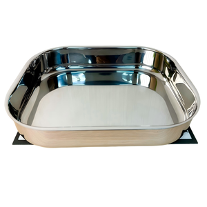 High Quality Durable 18/10 Stainless Steel High Mirror Light Frying <strong>Pan</strong> Griddles <strong>Grill</strong> <strong>Pan</strong> Pallet Tray for Home Restaurant Hotel - Product Image 1