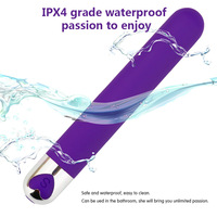 Bestseller USB-Aufladbarer Mini Langer Bullet Dildo Vibrator 10-Gang Weiblicher Masturbations-Massagevibrator Sexspielzeug