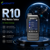 Radio bidirectionnelle GaodaPTT 4G Walkie Talkie R10 POC LTE double carte SIM, étanche IPX-7, personnalisation du logiciel, interphone longue portée