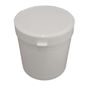 <b>Plastic</b> <b>Jar</b> 1L Cylinder Snap Top Lid Chemical Packaging PP-1LF - Product Image 2