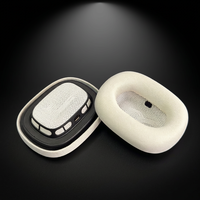 Coussinets d'oreille pour AirPods Max 2 Gen 2, en tissu tricoté doux, coussinets de remplacement pour écouteurs, maille respirante, manchons de protection confortables