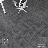Tapis commercial à emboîtement en acrylique pelucheux à imprimé animal style chinois pour salle à manger, absorption acoustique, de l'Office de l'État de Genève
