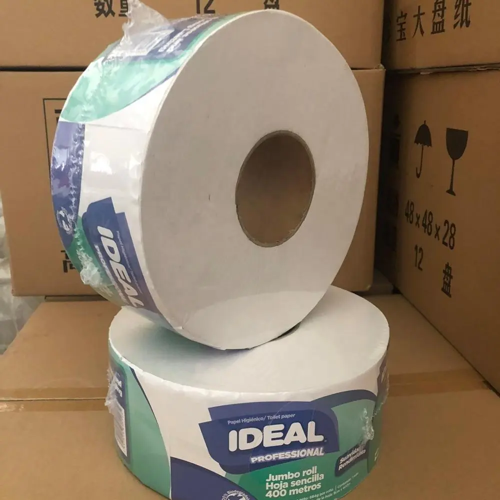 Großhandel benutzer definierte Toiletten papier Jumbo-Rolle Toiletten papier recyceln Toiletten papier