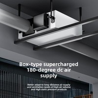 Ventilateur de gaine silencieux ultra-mince en aluminium de 4 à 8 pouces, double, lavable, haute efficacité, moteur AC 220-240V, garantie 5 ans