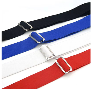 Fabrika toptan ayarlanabilir elastik <span class=keywords><strong>PU</strong></span> kemer bel bandı alaşım beyzbol softbol üniforma yetişkin gençlik için kemerler - Product Image 4