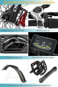 <span class=keywords><strong>Bicicleta</strong></span> Eléctrica para Adultos EU <span class=keywords><strong>Cyrusher</strong></span> Ranger 2.0, Motor Trasero sin Escobillas de 250W, Todoterreno, Batería de 52V 20Ah, Neumático Grueso de 26 Pulgadas - Product Image 6