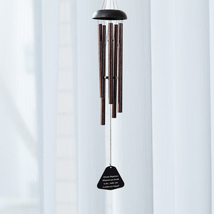 Campana de Viento Metálica con Tubos de Aluminio, Instrumento de Sonido Claro para Sanación, Adorno Colgante Decorativo para Hogar, Balcón y Jardín - Product Image 4