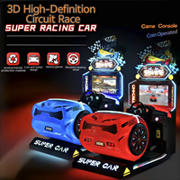 Station de jeu d'arcade HD Machine de jeu de course de voitures d'arcade à pièces Console Machine de jeu d'arcade de course de circuit de simulation