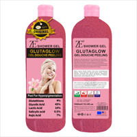 Gel douche AHA blanchissant ZE corrige la peau terne GEL au curcuma DOUCHE Anti-vergiforme bulles hydratant pour la peau